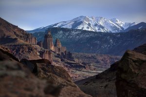 The Fisher Towers in Utah
