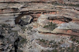 A natural bridge in Bear's Ears