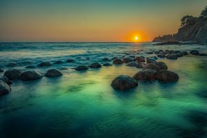 Bowling Ball Beach Sunset #01